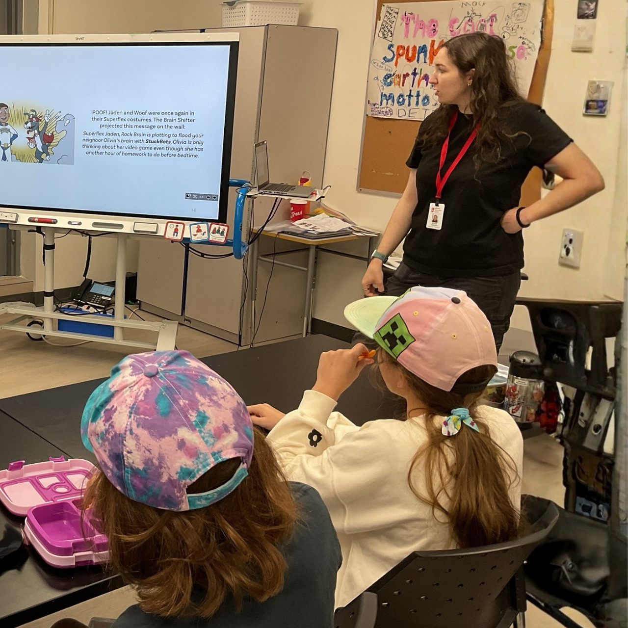 kids in classroom with teacher